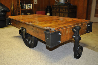 ANTIQUE CART COFFEE TABLES - MIKE'S ANTIQUE FACTORY CARTS