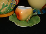 cup Figural Cup/Saucer Royal Pear guide Completed Bayreuth Antique vintage  Demi tea