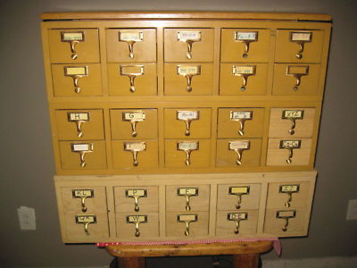 THE CARD CATALOG FILE | SMALL NOTEBOOK